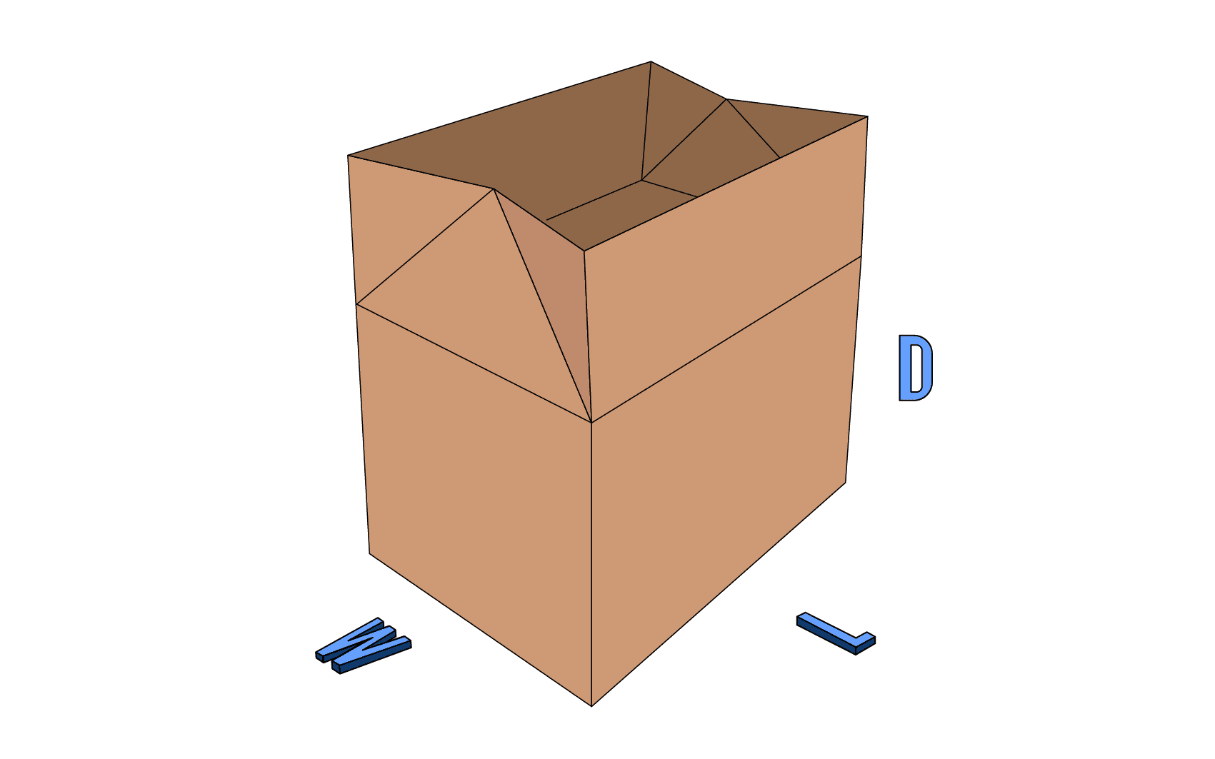 corrugated bellows box