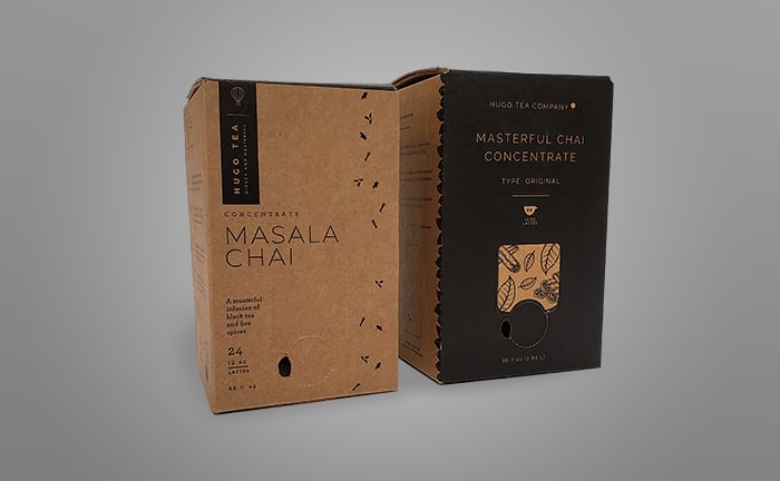 custom packaging for a tea in a box